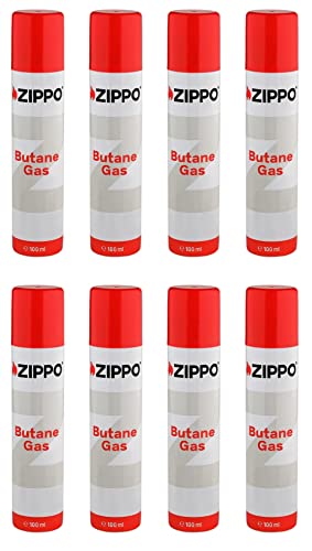 Zippo Gas 100 ml Feuerzeuggas Gas + Crystal Balls (8X 100ml) von DHOBIA