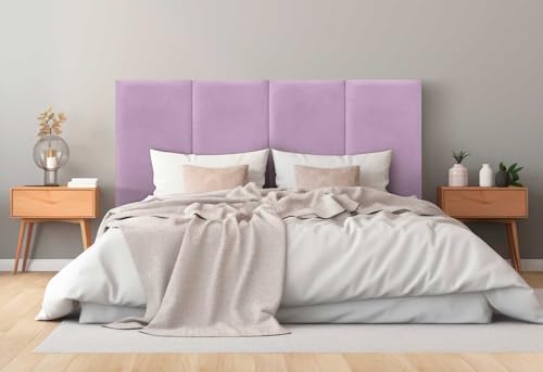 DHOME Kopfteil Gepolstert aus Glattem Samt Fleckenabweisend Vertikales Modulares Design Selbstklebend Kopfstütze für Bett und Schlafzimmer Gepolstert (Rosa, 90cm, Höhe 80cm, x2) DHOME Kopfteil Gepolstert aus Glattem Samt Fleckenabweisend Vertikales Modulares Design Selbstklebend Kopfstütze für Bett und Schlafzimmer Gepolstert (Rosa, 90cm, Höhe 80cm, x2) von DHOME