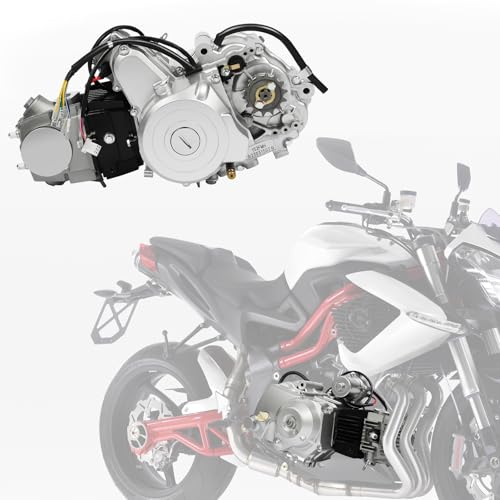 Pocket Bike Motor, 125CC 4 Stroke Engine Motor mit CDI-Zündsystem, 5.5KW Gokart mit Motors for Go-Kart Dirt-Bikes Mini Dirt Bike ATV Roller, 900ml Lubricant Capacity Pocket Bike Motor, 125CC 4 Stroke Engine Motor mit CDI-Zündsystem, 5.5KW Gokart mit Motors for Go-Kart Dirt-Bikes Mini Dirt Bike ATV Roller, 900ml Lubricant Capacity von DHQCQL