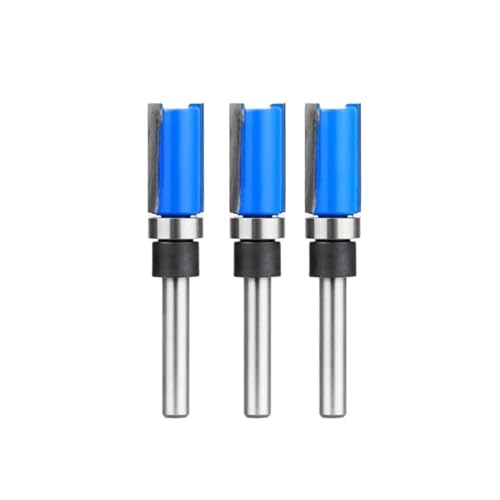 DHRCONPA 1/4 * 1/2 * 25 Flush Trim Router Bit Holzbearbeitung Fräser Werkzeug 6,35mm Schaft Trimmen Klingen von DHRCONPA