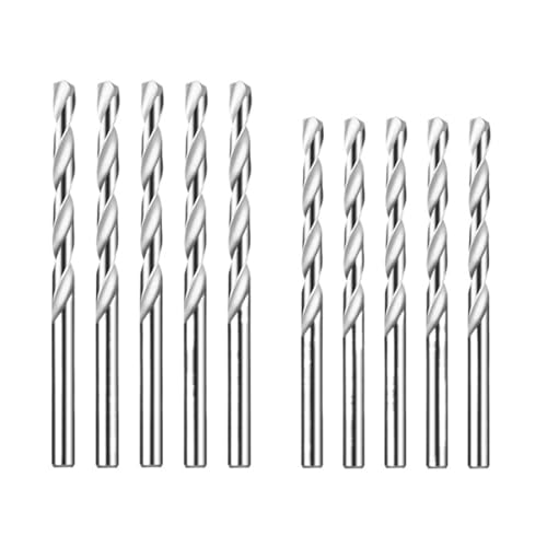 DHRCONPA 3MM/4MM 5PCS/10PCS Bohrer Set High Speed Stahl Twist Bohrer Set Metall Stanzwerkzeug von DHRCONPA