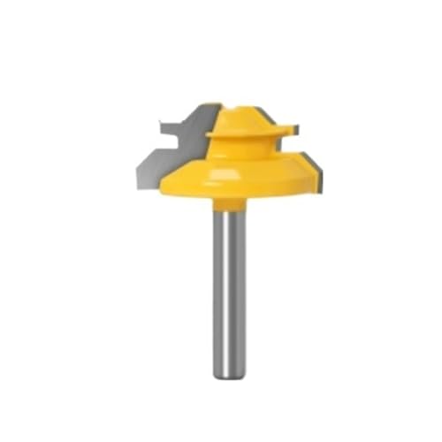 DHRCONPA 45 Grad Schloss Gehrung Router Bit 6 Zu 1/2 Schaft Holzbearbeitung Fräser Werkzeug Bohren for Holz Hartmetall Legierung DHRCONPA 45 Grad Schloss Gehrung Router Bit 6 Zu 1/2 Schaft Holzbearbeitung Fräser Werkzeug Bohren for Holz Hartmetall Legierung von DHRCONPA