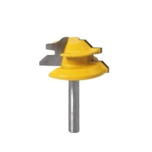 DHRCONPA 45 Grad Schloss Gehrung Router Bit 6 Zu 1/2 Schaft Holzbearbeitung Fräser Werkzeug Bohren for Holz Hartmetall Legierung DHRCONPA 45 Grad Schloss Gehrung Router Bit 6 Zu 1/2 Schaft Holzbearbeitung Fräser Werkzeug Bohren for Holz Hartmetall Legierung von DHRCONPA