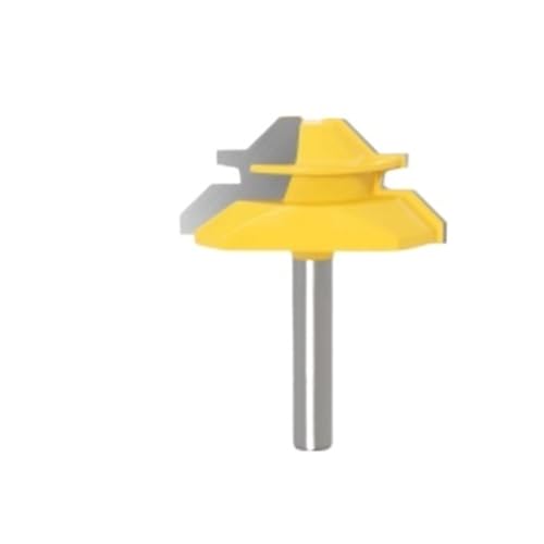 DHRCONPA 45 Grad Schloss Gehrung Router Bit 6 Zu 1/2 Schaft Holzbearbeitung Fräser Werkzeug Bohren for Holz Hartmetall Legierung DHRCONPA 45 Grad Schloss Gehrung Router Bit 6 Zu 1/2 Schaft Holzbearbeitung Fräser Werkzeug Bohren for Holz Hartmetall Legierung von DHRCONPA