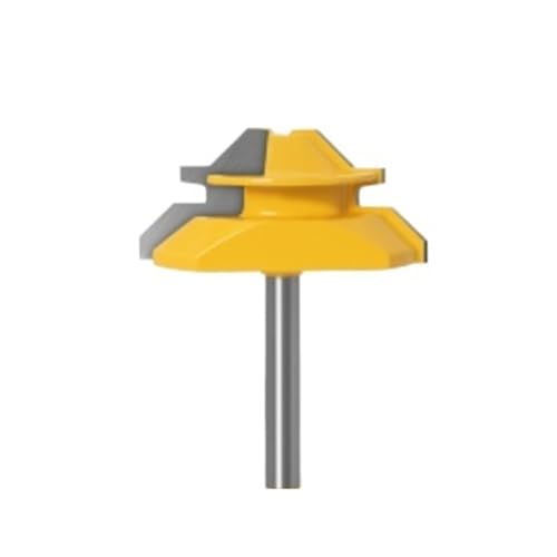 DHRCONPA 45 Grad Schloss Gehrung Router Bit 6 Zu 1/2 Schaft Holzbearbeitung Fräser Werkzeug Bohren for Holz Hartmetall Legierung DHRCONPA 45 Grad Schloss Gehrung Router Bit 6 Zu 1/2 Schaft Holzbearbeitung Fräser Werkzeug Bohren for Holz Hartmetall Legierung von DHRCONPA