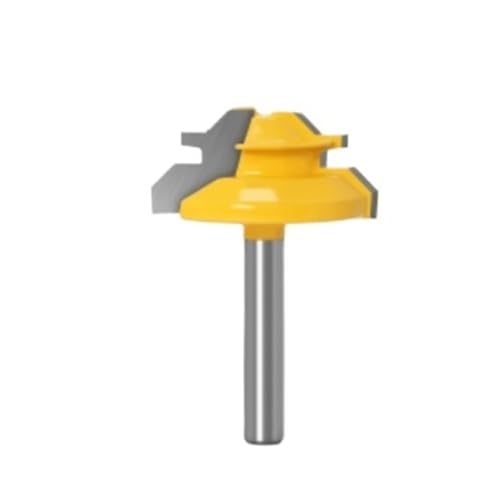 DHRCONPA 45 Grad Schloss Gehrung Router Bit 6 Zu 1/2 Schaft Holzbearbeitung Fräser Werkzeug Bohren for Holz Hartmetall Legierung DHRCONPA 45 Grad Schloss Gehrung Router Bit 6 Zu 1/2 Schaft Holzbearbeitung Fräser Werkzeug Bohren for Holz Hartmetall Legierung von DHRCONPA