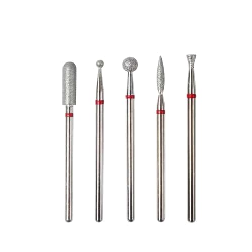 DHRCONPA 5 Pcs Diamant Fräser for Maniküre Hartmetall Nagel Bohrer Bits Auf Die Rand Von Werkzeug von DHRCONPA