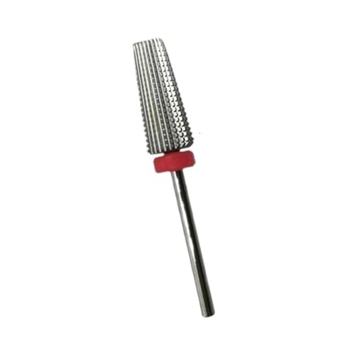 DHRCONPA 5 in 1 Hartmetall-Bit 3/32 Zwei-Wege-konische Nagelbohrer Gerader Schnitt Fräser for Maniküre-Nägel-Zubehör von DHRCONPA