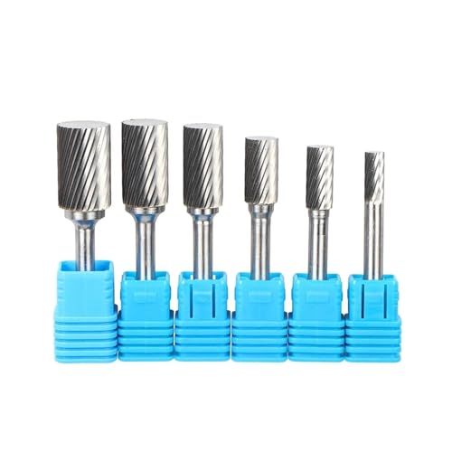 DHRCONPA 6mm Kopf Wolframkarbid Drehfeile Werkzeug Punkt Grat Stabschleifer Schleifwerkzeuge Bohrer Fräsen Schnitzen Bit for Metall von DHRCONPA