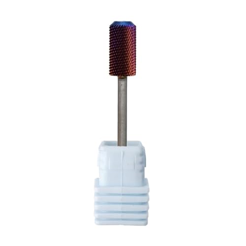 DHRCONPA Lila 38mm langer Schaft Stahlkarbid Bunte Beschichtung Nagelhaut sauber Nagelbohrer von DHRCONPA