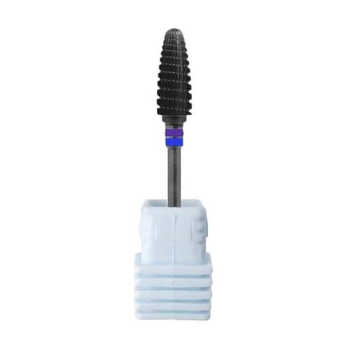 DHRCONPA Lila 38mm langer Schaft Stahlkarbid Bunte Beschichtung Nagelhaut sauber Nagelbohrer von DHRCONPA
