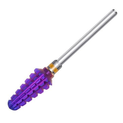DHRCONPA Lila Tornado Bit 3/32 Hartmetall Nagel Bohrer Bits Fräser von DHRCONPA