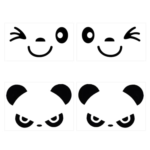 1 Paar Emoticon-Autoaufkleber, 1 Paar Panda-Autoaufkleber, Lustige Autoaufkleber, Auto-Vinylaufkleber, Auto-Rückspiegelaufkleber 1 Paar Emoticon-Autoaufkleber, 1 Paar Panda-Autoaufkleber, Lustige Autoaufkleber, Auto-Vinylaufkleber, Auto-Rückspiegelaufkleber von DHSBGWSX