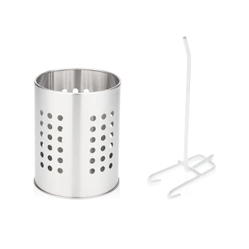 1 Stück Essstäbchenhalter, 1 Stück Verlängerungshaken, hängender Essstäbchenkäfig, Abfluss-Essstäbchenhalter, Essstäbchen-Aufbewahrungswerkzeug, Edelstahl-Besteckhalter, multifunktionaler Besteckhalte von DHSBGWSX