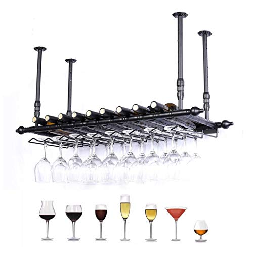 DHSKFUA Bar verkehrt herum Weinregal Rotwein Lagerregal Decke Hanging Cup Halter European Einfacher Glashalter Metall Eisen Dekoration Bar Counter Wohnzimmer Weingut Restaurants Kitch Kitch Progress DHSKFUA Bar verkehrt herum Weinregal Rotwein Lagerregal Decke Hanging Cup Halter European Einfacher Glashalter Metall Eisen Dekoration Bar Counter Wohnzimmer Weingut Restaurants Kitch Kitch Progress von DHSKFUA