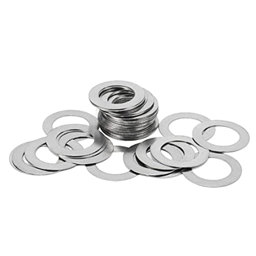 DHSWZ Ctongrun-Flache Unterlegscheiben M6Stainless Stahl Ultra-dünn Flacher Dichtung Einstellung Waschmaschine, 50 Prozent, Gute Korrosionsbeständigkeit (Outer Diameter : M6X12X0.5 50PCS) von DHSWZ