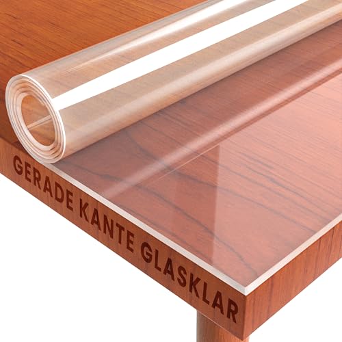 Transparente Tischfolie Schutzfolie Folie 2mm Eckig 75 x 130 cm Maschinenzuschnitt Tischdecke Schutztischdecke Transparente Tischfolie Schutzfolie Folie 2mm Eckig 75 x 130 cm Maschinenzuschnitt Tischdecke Schutztischdecke von DHT-Folien-2mm