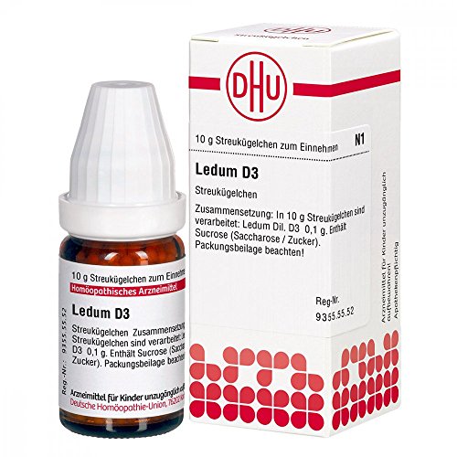 DHU Ledum D3 Streukügelchen, 10 g Globuli von DHU
