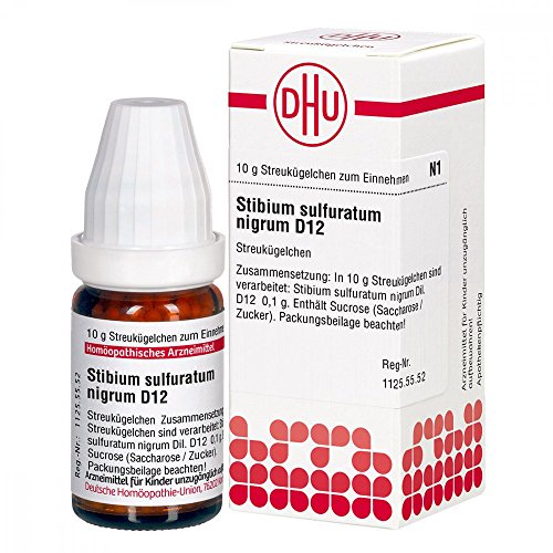 STIBIUM SULF NIGRUM D12, 10 g STIBIUM SULF NIGRUM D12, 10 g von DHU