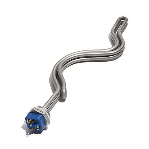 DHVIJA 1-Zoll-BSP/DN25-Eintauchwassererhitzer-Element for Homebrew- und Destilliergeräte 240 V 4,5 kW/5,5 kW/6,5 kW Heizrohr Joyous (Size : 1 Inch BSP 240V, Color : 4.5KW 350mm) von DHVIJA
