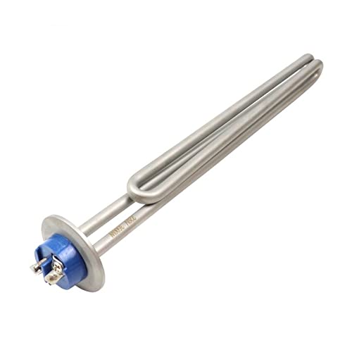 DHVIJA 1.5 "TRI-Klammer (OD50.5) 2,5 KW / 3,5 KW Edelstahl Tauchwassererhitzer Heizelement Fit Zum Brühen Joyous(Heater,220v 2500w) von DHVIJA
