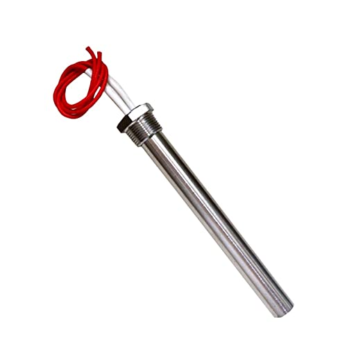 DHVIJA 12V-Kassettenheizung 3/4 "Fadeneintauchen DC Warmwasserbereiter aus Edelstahl 200W / 300W Joyous(200W 20x150mm) von DHVIJA