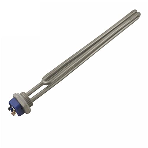 DHVIJA 1650 W 2500 W 3500 W 4500 W 5500 W 304 Edelstahl 120 V/240 V Foldback Einschraub-Elektro-Durchlauferhitzer-Element mit 1 Zoll NPT Joyous (Color : 2500W) von DHVIJA