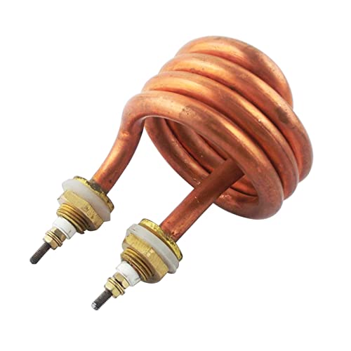 DHVIJA Ersatzteile for destilliertes elektrisches Warmwasserbereiterelement for kochendes Wasser und Spenderheizungen Kupfer 2500 W 3000 W 4500 W Joyous (Color : 80mm 3000w, Size : 220V) von DHVIJA