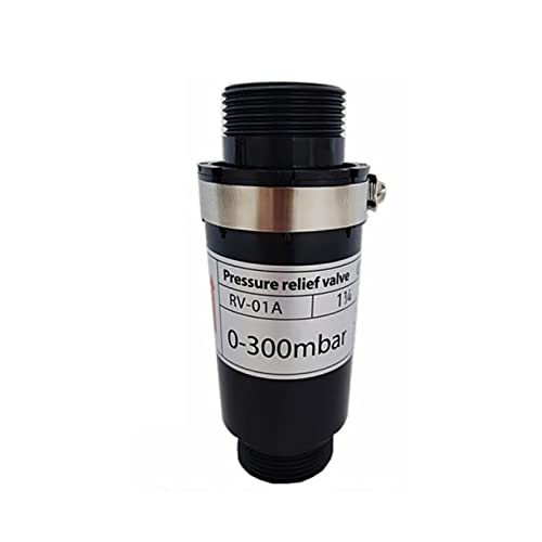 DHVIJA Gebläse Überdruckventil Überdruckventil Vakuum Überdruckventile for Turbogebläse 0-300mbar/300-600mbar Joyous (Size : Plastic, Color : 300-600mbar) von DHVIJA