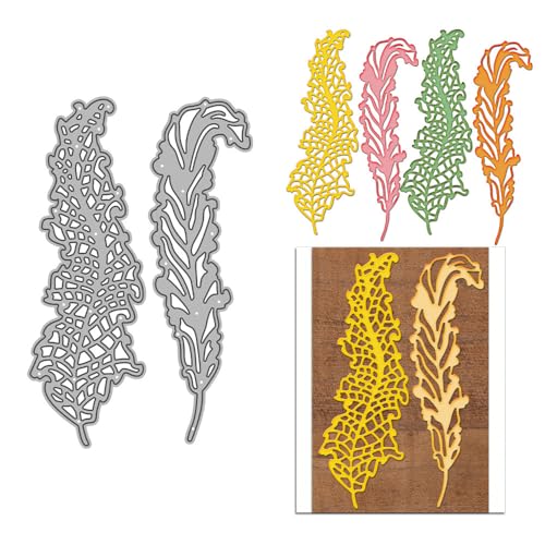 Feder-Stanzformen für Kartenherstellung, Metall-Stanzformen-Sets für DIY, handgemachtes Scrapbooking, Papierbasteln, Festivals, Album, Party, Hochzeit, dekoratives Zubehör Feder-Stanzformen für Kartenherstellung, Metall-Stanzformen-Sets für DIY, handgemachtes Scrapbooking, Papierbasteln, Festivals, Album, Party, Hochzeit, dekoratives Zubehör von DHVTESN
