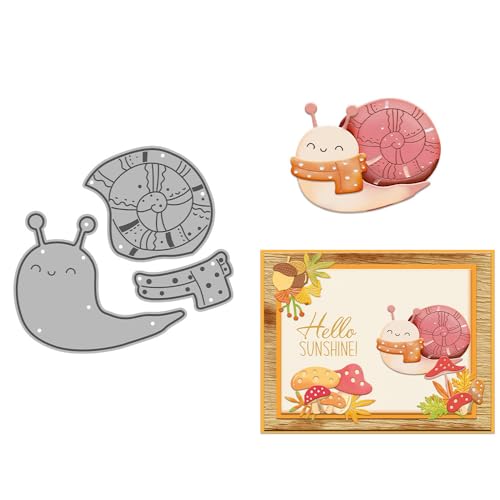 Kombinationsschnecken-Stanzformen für Kartenherstellung, Metall-Stanzformen-Sets für DIY, handgemachtes Scrapbooking, Papierbasteln, Festivals, Album, Party, Hochzeit, dekoratives Zubehör von DHVTESN