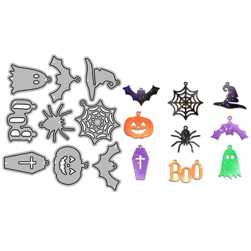 Kürbis-Fledermaus-Stanzformen für Kartenherstellung, Halloween, Metall-Stanzformen-Sets für DIY, handgemachtes Scrapbooking, Papierbasteln, Festivals, Album, Party, Hochzeit, dekoratives Zubehör Kürbis-Fledermaus-Stanzformen für Kartenherstellung, Halloween, Metall-Stanzformen-Sets für DIY, handgemachtes Scrapbooking, Papierbasteln, Festivals, Album, Party, Hochzeit, dekoratives Zubehör von DHVTESN