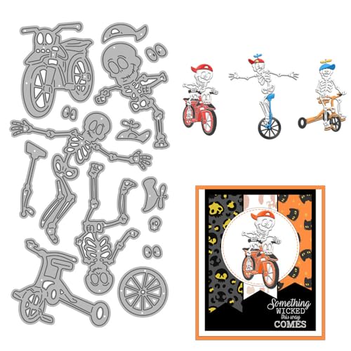 Metall-Stanzschablonen-Sets für Kartenherstellung, Halloween, Bastelarbeiten, Scrapbooking, Papierbasteln, Festivals, Alben, Party, Hochzeit, dekoratives Zubehör Metall-Stanzschablonen-Sets für Kartenherstellung, Halloween, Bastelarbeiten, Scrapbooking, Papierbasteln, Festivals, Alben, Party, Hochzeit, dekoratives Zubehör von DHVTESN