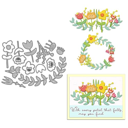 Stanzformen für Kartenherstellung, Kranz, Metall-Stanzformen für Bastelarbeiten, Scrapbooking, Papierbasteln, Festivals, Album, Party, Hochzeit, dekoratives Zubehör Stanzformen für Kartenherstellung, Kranz, Metall-Stanzformen für Bastelarbeiten, Scrapbooking, Papierbasteln, Festivals, Album, Party, Hochzeit, dekoratives Zubehör von DHVTESN