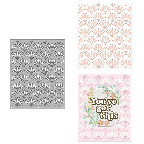 Stanzformen für Kartenherstellung, Motiv: Blumenherz, für Bastelarbeiten, Scrapbooking, Papierbasteln, Festivals, Album, Party, Hochzeit, dekoratives Zubehör Stanzformen für Kartenherstellung, Motiv: Blumenherz, für Bastelarbeiten, Scrapbooking, Papierbasteln, Festivals, Album, Party, Hochzeit, dekoratives Zubehör von DHVTESN