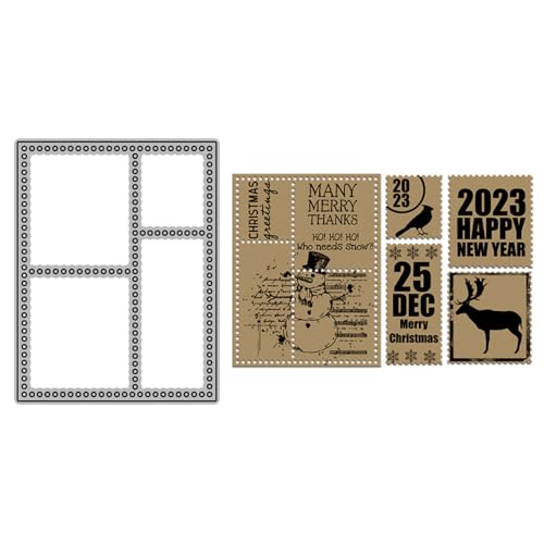 Stanzschablonen für Kartengestaltung, Lochrahmen, Metall-Stanzformen für Bastelarbeiten, Scrapbooking, Papierbasteln, Festivals, Album, Party, Hochzeit, dekoratives Zubehör Stanzschablonen für Kartengestaltung, Lochrahmen, Metall-Stanzformen für Bastelarbeiten, Scrapbooking, Papierbasteln, Festivals, Album, Party, Hochzeit, dekoratives Zubehör von DHVTESN