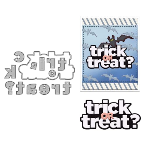 Trick or Treat Schatten-Stanzformen für Kartenherstellung, Metall-Stanzformen Sets für DIY, handgemachtes Scrapbooking, Papierbasteln, Festivals, Album, Party, Hochzeit, dekoratives Zubehör Trick or Treat Schatten-Stanzformen für Kartenherstellung, Metall-Stanzformen Sets für DIY, handgemachtes Scrapbooking, Papierbasteln, Festivals, Album, Party, Hochzeit, dekoratives Zubehör von DHVTESN