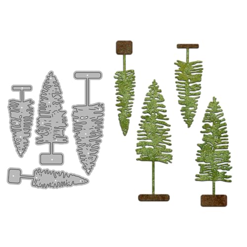 Weihnachtsbaum-Stanzformen für Kartenherstellung, Metall-Stanzformen-Sets für DIY, handgemachtes Scrapbooking, Papierbasteln, Festivals, Album, Party, Hochzeit, dekoratives Zubehör Weihnachtsbaum-Stanzformen für Kartenherstellung, Metall-Stanzformen-Sets für DIY, handgemachtes Scrapbooking, Papierbasteln, Festivals, Album, Party, Hochzeit, dekoratives Zubehör von DHVTESN