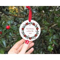 Great Nan Baumschmuck, Erstes Weihnachten Als Decoration, 2023 Christbaumkugel, Weihnachtsdeko von DHcraftDesigns