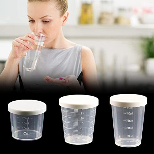 20/30/50 ml transparenter Kunststoff abgestufter Messbecher zum Backen JugCup Measure Multifunktionaler Becherbecher Messen L M3R6 Behälter von DHliIQQ