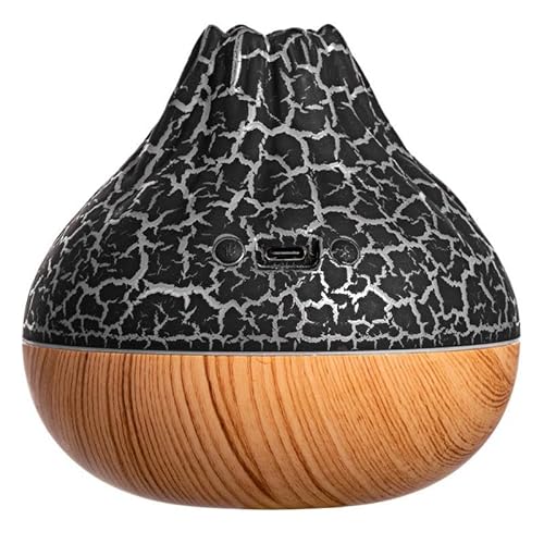 DHliIQQ Bunte Vulkan-Diffusor-Luftbefeuchter, Mini-Vulkan-Form-Luftbefeuchter, USB-persönlicher Luftbefeuchter, mit Desktop-Diffusor von DHliIQQ
