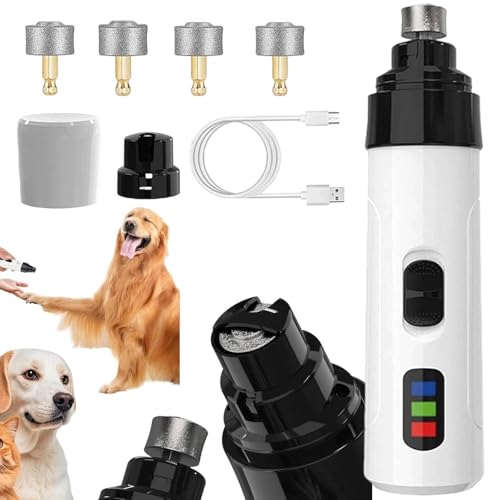 DHliIQQ Heusom Silent Groom Pro Nagelschleifer, 2025 Silent Groom Pro Hundenagel, 2025 Trimmer, 2 neue Hundegeschwindigkeiten, bileiser Nagel von DHliIQQ