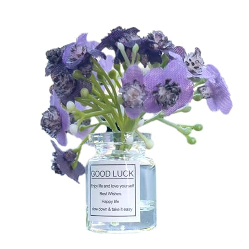 DHliIQQ Mini Gänseblümchen Blumen in Glasvase, Mini Rose Blumenvase Auto Armaturenbrett Dekorationen Vase, Miniatur Mini Selbstklebend Niedlich Fl DHliIQQ Mini Gänseblümchen Blumen in Glasvase, Mini Rose Blumenvase Auto Armaturenbrett Dekorationen Vase, Miniatur Mini Selbstklebend Niedlich Fl von DHliIQQ