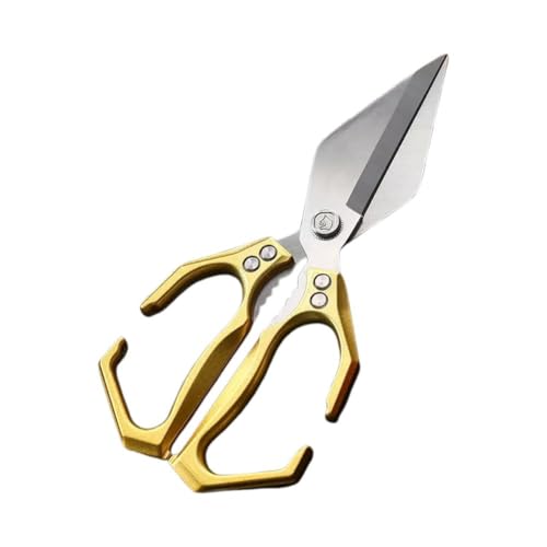 Multifunktionale Hochleistungsschere, 2-in-1-Schere mit ergonomischem Stahlgriff, Koch-C-Schere, kohlenstoffreich Multifunktionale Hochleistungsschere, 2-in-1-Schere mit ergonomischem Stahlgriff, Koch-C-Schere, kohlenstoffreich von DHliIQQ