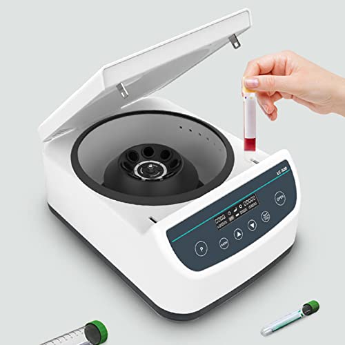 DHsdlpLU Tischzentrifuge mit Digitalanzeige und niedriger Drehzahl, Programmspeicherfunktion, Deckelverriegelung, automatische Deckelöffnung, Verwendung in PRP/PRF,LC500-18 DHsdlpLU Tischzentrifuge mit Digitalanzeige und niedriger Drehzahl, Programmspeicherfunktion, Deckelverriegelung, automatische Deckelöffnung, Verwendung in PRP/PRF,LC500-18 von DHsdlpLU