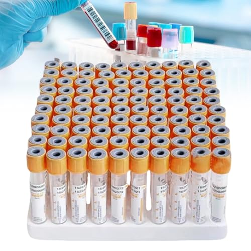 DHsdlpLU Vakuum Blutentnahme Koagulationsröhrchen Ohne Pet Zusatzmaterial für Die Verwendung In Venösen Blutzentrifugen Und Kompatibilität Mit Vacutainer,Yellow-3ml DHsdlpLU Vakuum Blutentnahme Koagulationsröhrchen Ohne Pet Zusatzmaterial für Die Verwendung In Venösen Blutzentrifugen Und Kompatibilität Mit Vacutainer,Yellow-3ml von DHsdlpLU