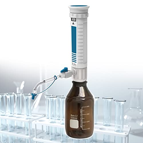 Flaschenaufsatz-FlüSsigkeitsspender, Digitales Fenster, Doppeltes Sicherheitsventil-Design, Mit Reagenzflasche/Schraubadapter, FüR Labor,0.5-2.5ML Flaschenaufsatz-FlüSsigkeitsspender, Digitales Fenster, Doppeltes Sicherheitsventil-Design, Mit Reagenzflasche/Schraubadapter, FüR Labor,0.5-2.5ML von DHsdlpLU