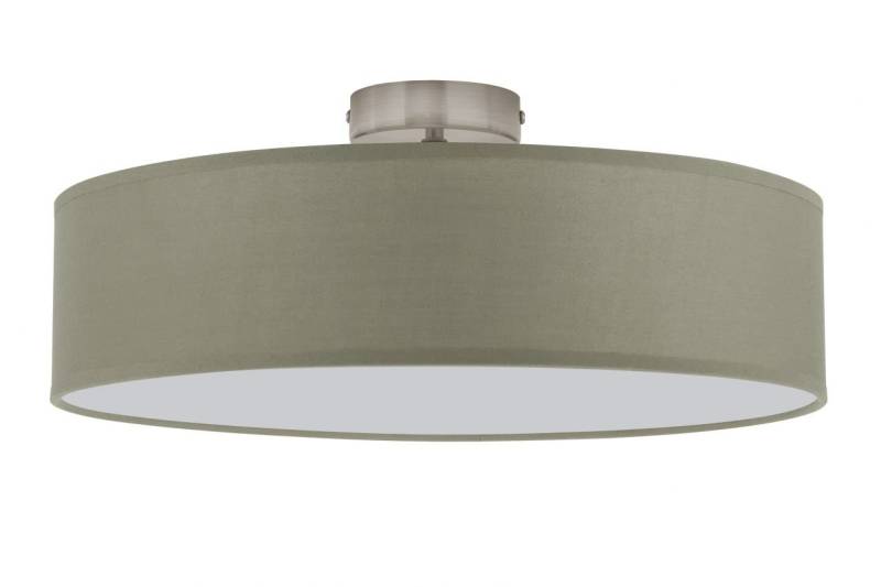 Di-Ka Deckenleuchte 2-flammig Stoff-Metall taupe-satin von DI-KA