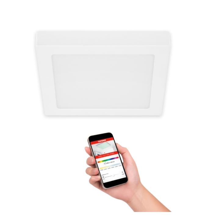 Telefunken LED Aufbauleuchte Direkt Smart WiFi weiß von Telefunken