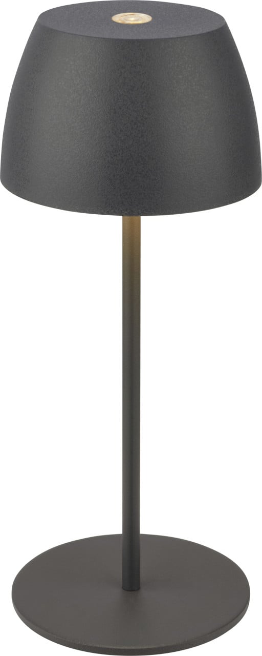 DiKa LED Akku-Tischleuchte Serina Mini Touch anthrazit 20 x 8 cm warmweiß von DI-KA